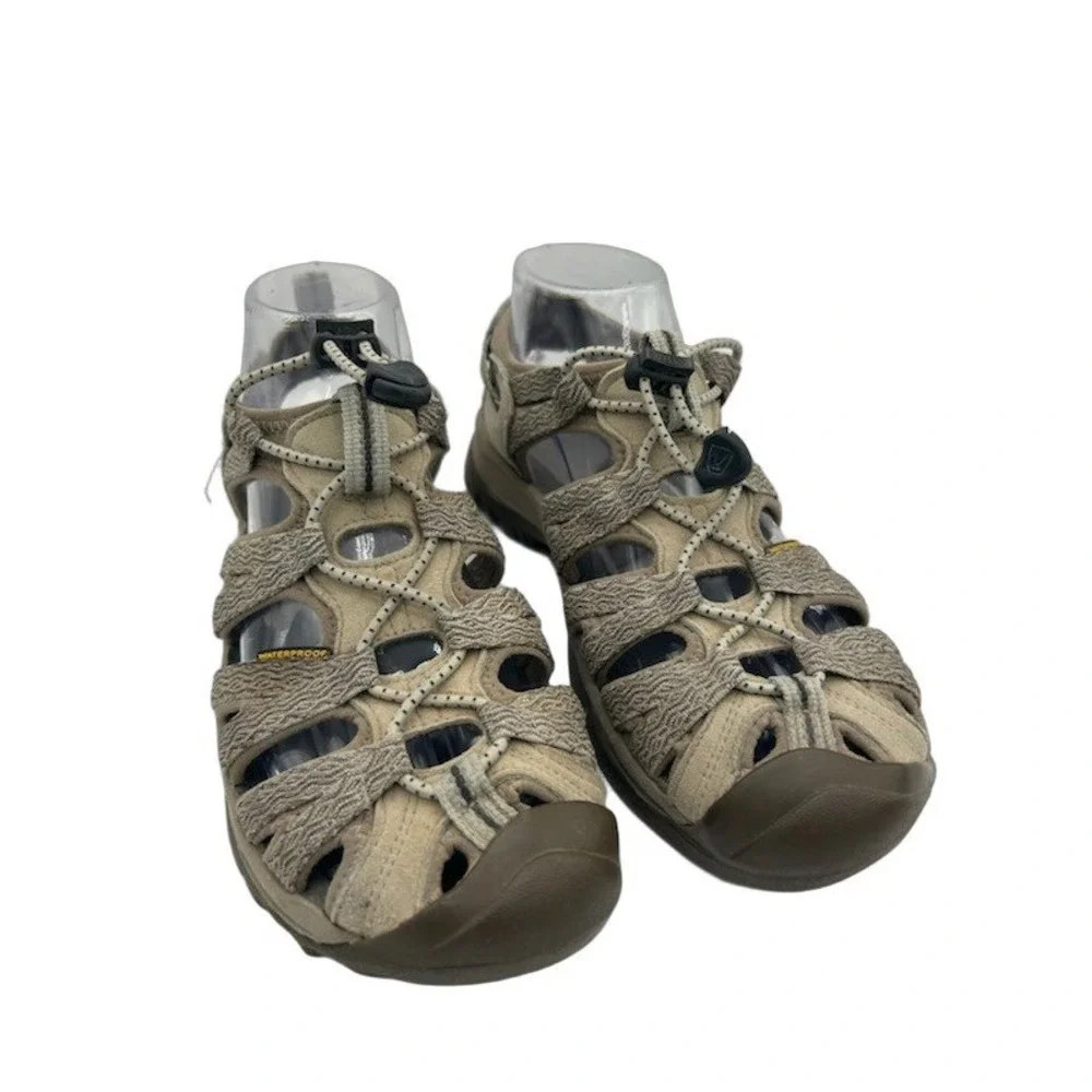Keen Venice H2 Sandals Women's Size 7.5 Tan Waterproof Hiking Sport Shoes Rugged